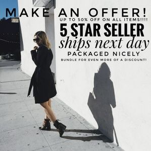 MAKE AN OFFER ON ANY ITEM!